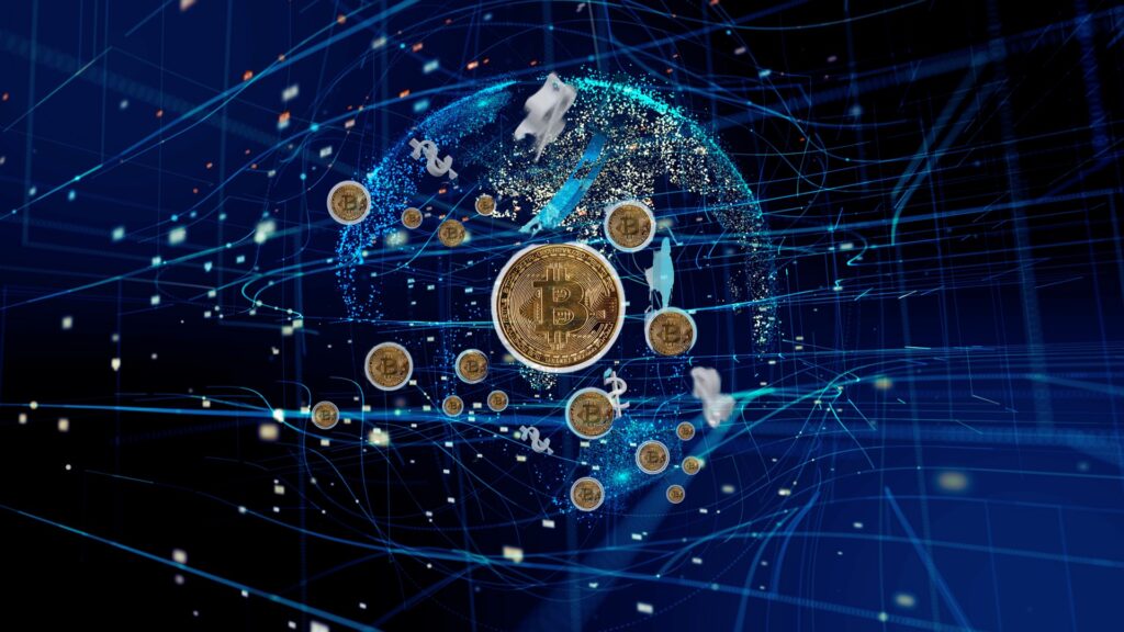 Global zahlen mit Krypto.